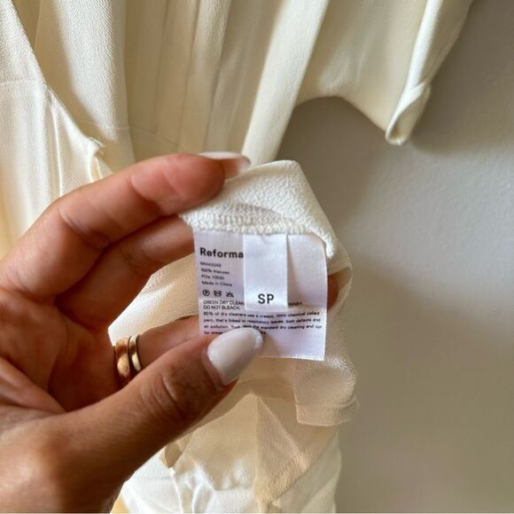 Reformation Winslow Dress White - Picture 7 of 8